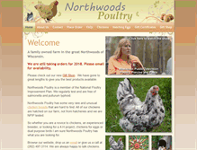 Tablet Screenshot of northwoodspoultry.com